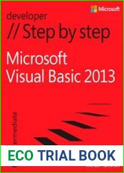 Microsoft Visual Basic 2013 Step by Step