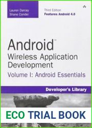 Android Wireless Application Development Volume I