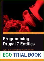 Programming Drupal 7 Entities