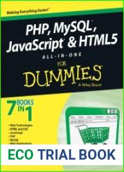 PHP, MySQL, javascript & HTML5 All-in-One For Dummies
