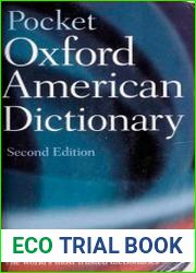 Pocket Oxford American Dictionary, 2nd Edition