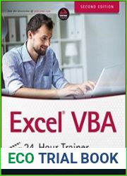 Excel VBA 24-Hour Trainer, 2nd Edition