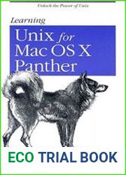 Learning Unix for Mac OS X Panther