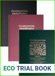 Fundamentals of Mathematics 3 Vols. Set