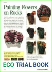 Painting Flowers on Rocks