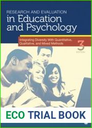 Research and Evaluation in Education and Psychology Integrating Diversity With Quantitative, Qualitative, and Mixed Methods, 3rd edition