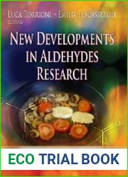 New Developments in Aldehydes Research