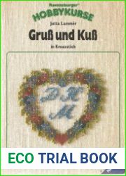 Gruss und Kuss in Kreuzstich