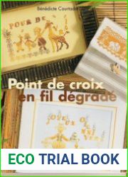 Point de croix en fil degrade