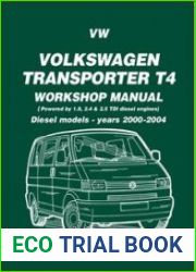 VW Transporter T4 Workshop Manual Diesel 2000-2004