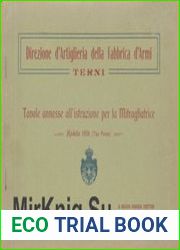 Tavole Annesse All’Istruzione per la Mitragliatrice Modello 1908 (Tipo Perino)