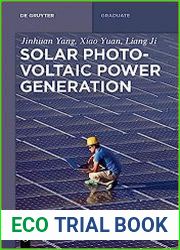 Solar Photovoltaic Generation (De Gruyter Textbook)