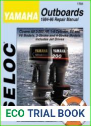 Yamaha Outboards 1984-96 Repair Manual All Engines, 2-250 HP