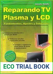 Reparando TV Plasma y LCD. Fundamentos, Ajustes y Soluciones