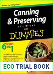 Canning and Preserving All-in-One For Dummies