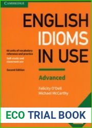 English Idioms in Use Advanced Book with Answers Vocabulary Reference and Practice