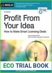 Profit From Your Idea How to Make Smart Licensing Deals