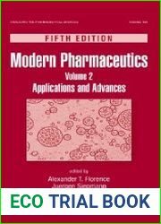 Modern Pharmaceutics Volume 2 Applications and Advances, 5th Edition