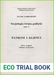 Socjologia swiata polityki. Tom 2 Patroni i klienci