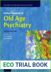 Oxford Textbook of Old Age Psychiatry
