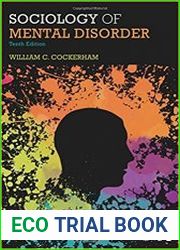 Sociology of Mental Disorder, 10 edition