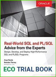 Real World SQL and PL/SQL Advice from the Experts