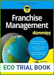 Franchise Management For Dummies