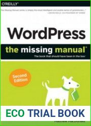 WordPress The Missing Manual, 2nd Edition