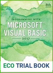 Programming with Microsoft Visual Basic 2017