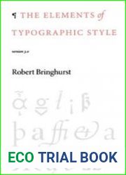 The Elements of Typographic Style