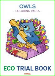 Owls Coloring Pages
