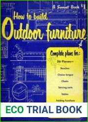 How to Build Outdoor Furniture