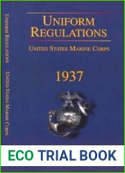 Uniform Regulations United States Marine Corps 1937