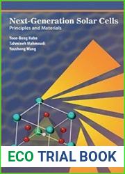 Next-Generation Solar Cells Principles and Materials