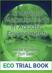 Analytical Measurements in Aquatic Environments