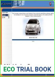 Fiat 500 Nuova eLEARN. Service Manual