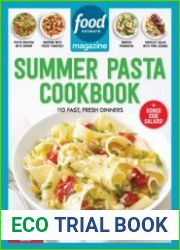 Food Network Summer Pasta Cookbook 2023