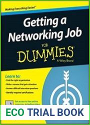 Getting a Networking Job For Dummies