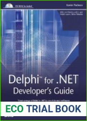 Delphi for .NET Developer|s Guide