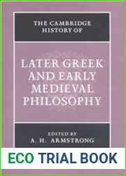 The Cambridge History of Later Greek and Early Medieval Philosophy