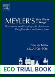 Meyler|s Side Effects of Drugs The International Encyclopedia of Adverse Drug Reactions and Interactions, 15th Edition