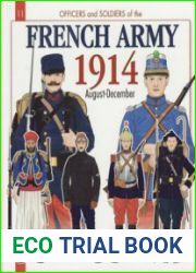 French Army 1914 August-December (Officers and Soldiers 11)