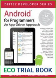 Android for Programmers An App-Driven Approach