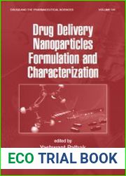 Drug Delivery Nanoparticles Formulation and Characterization