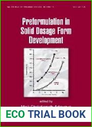 Preformulation solid dosage form development