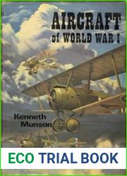 Aircraft of the World War I