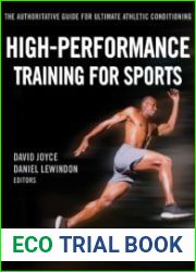 High-Performance Training for Sports