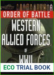 Order of Battle Western Allied Forces of WWII