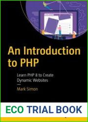 An Introduction to PHP Learn PHP 8 to Create Dynamic Websites