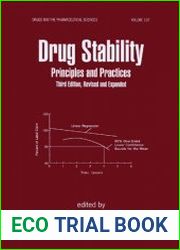 Drug Stability Principles and Practices, 3rd Edition